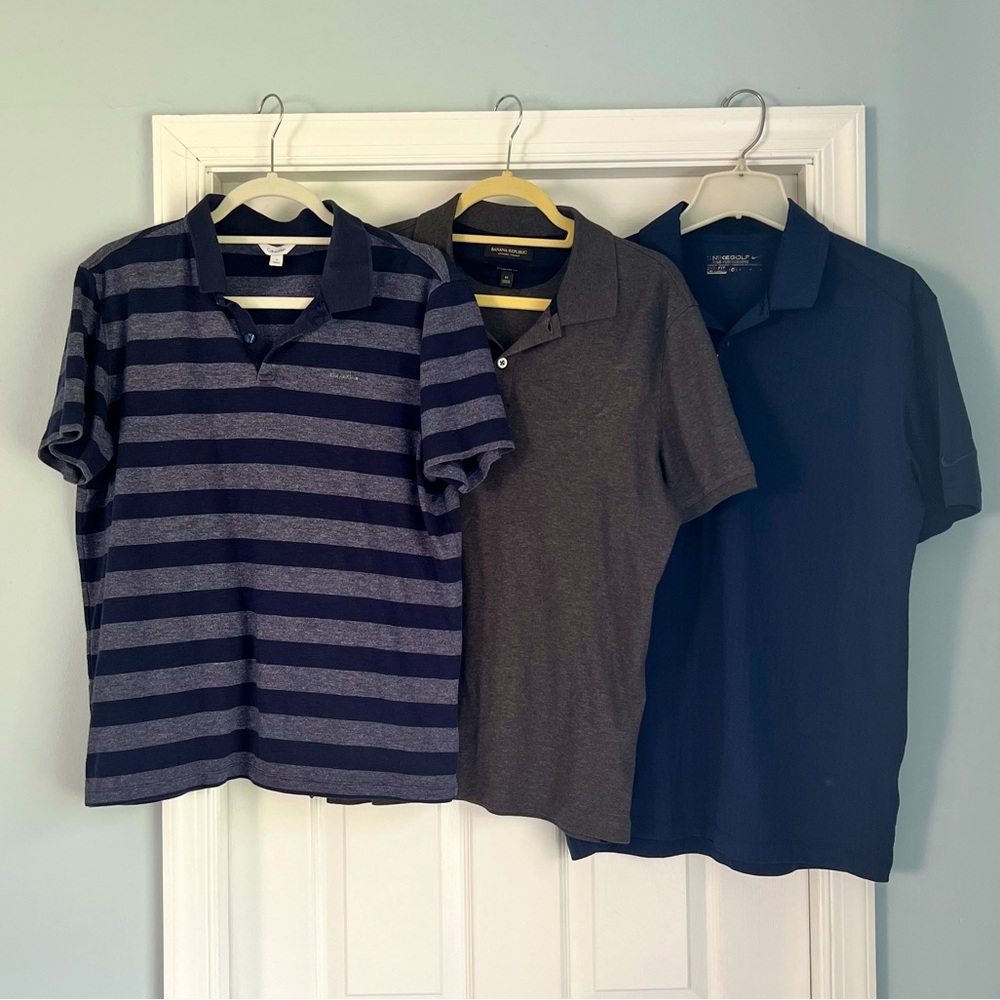Bundle of 3 Mens Polo Shirts